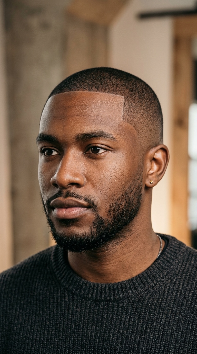 Sharp Buzz Cut with Line-up