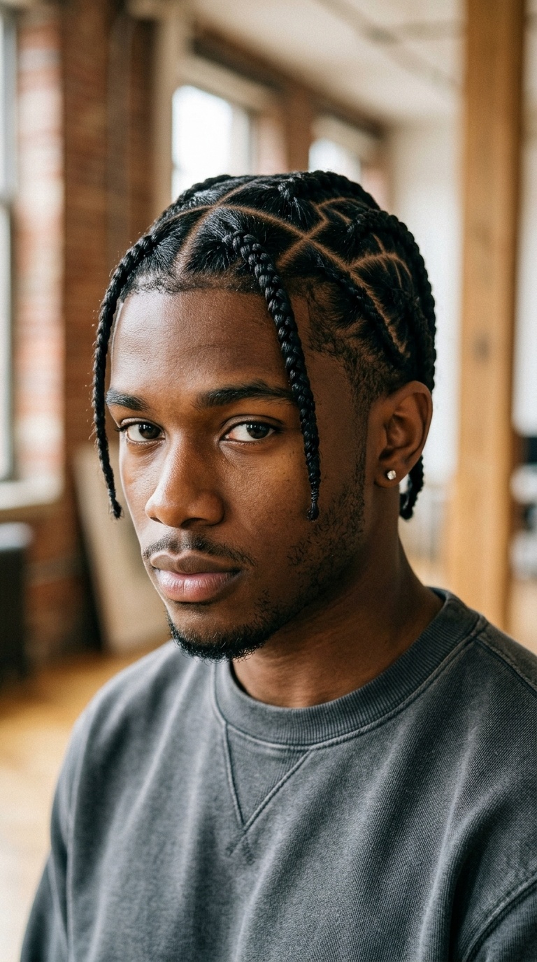 Sharp Zig-Zag Parted Braids
