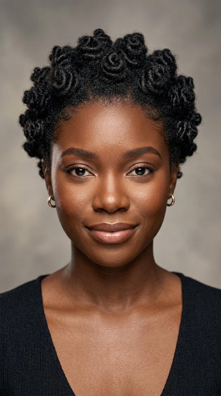 Short Bantu Knot-Out
