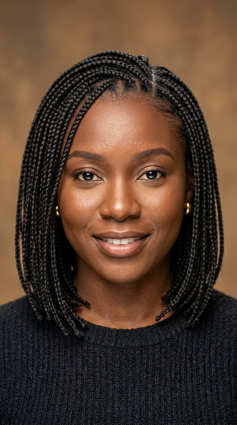 Short Micro-Box Braids