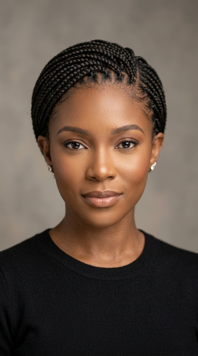 Short Pixie Braid Cut