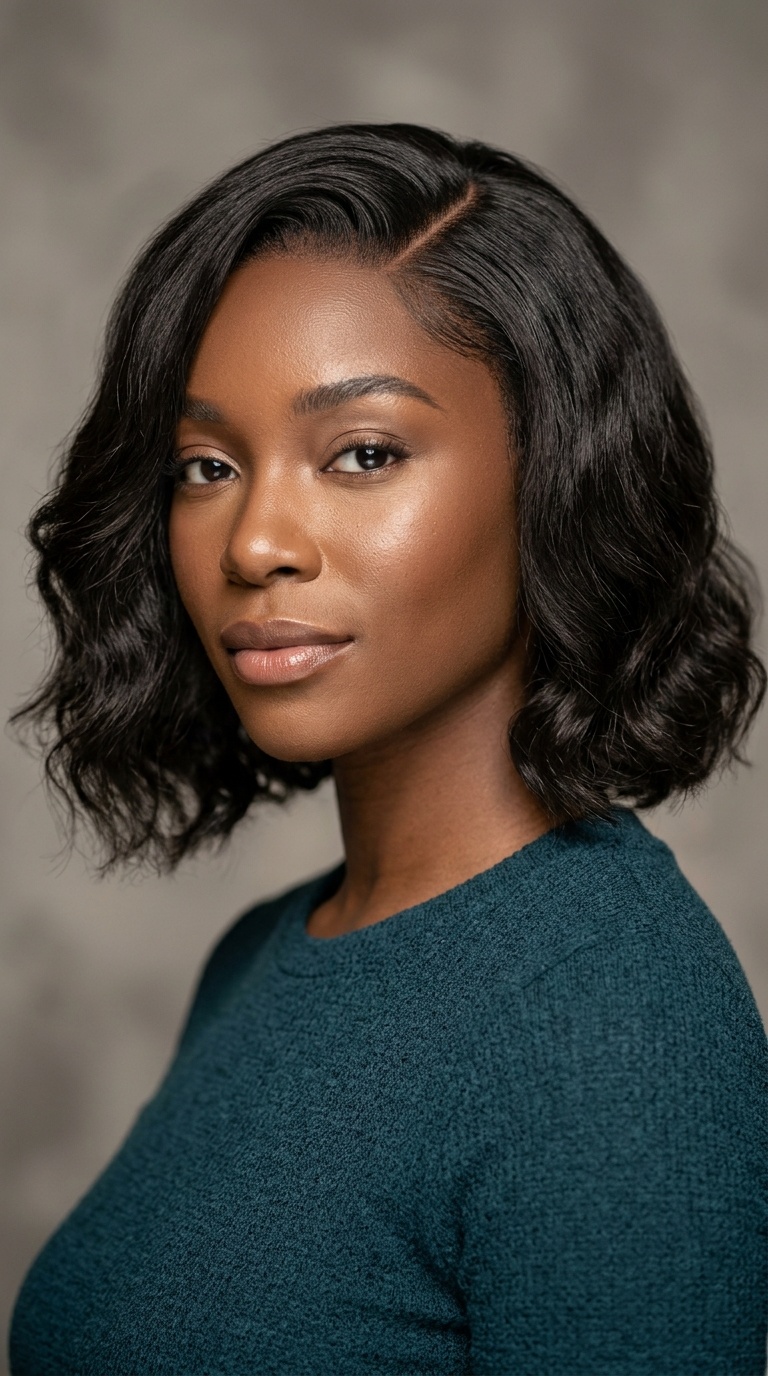 Shoulder-Length Body Wave Lob