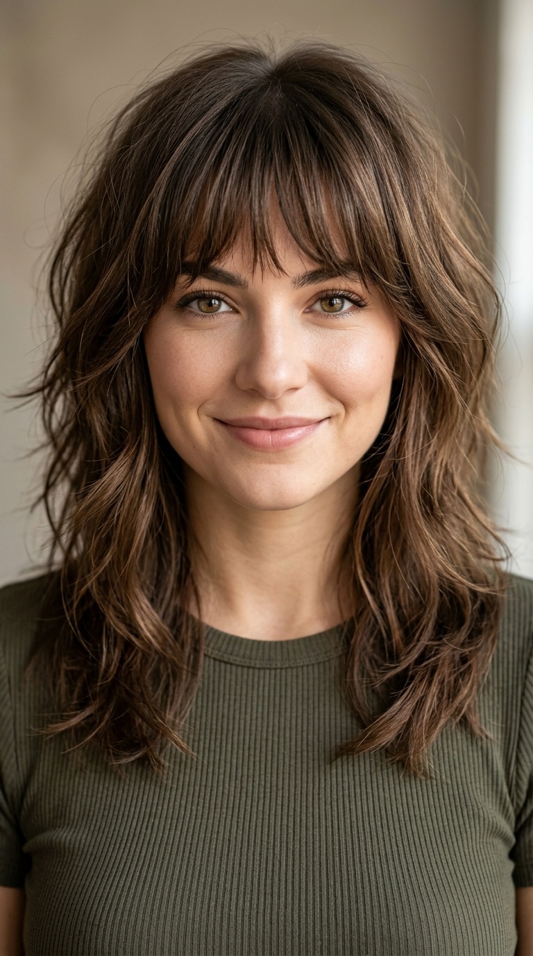 Shoulder-Length Shag