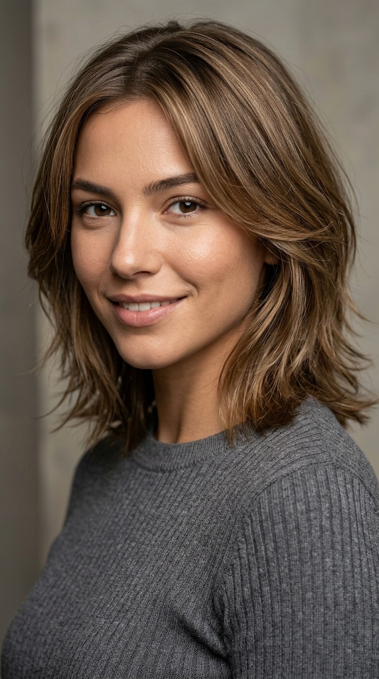 Shoulder-Length Shag