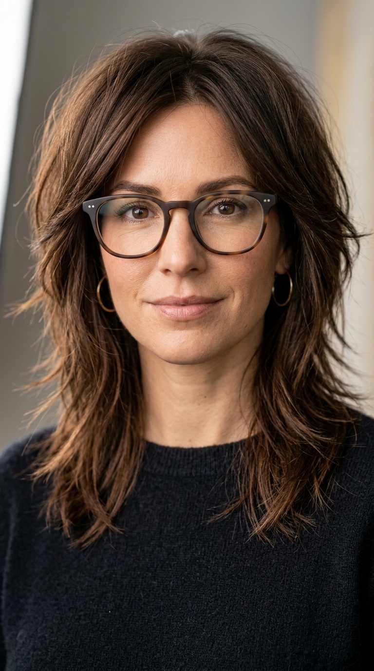 Shoulder-Length Shag