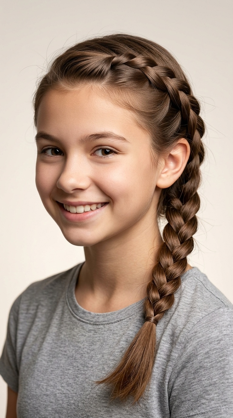 Side Braid with a Twist