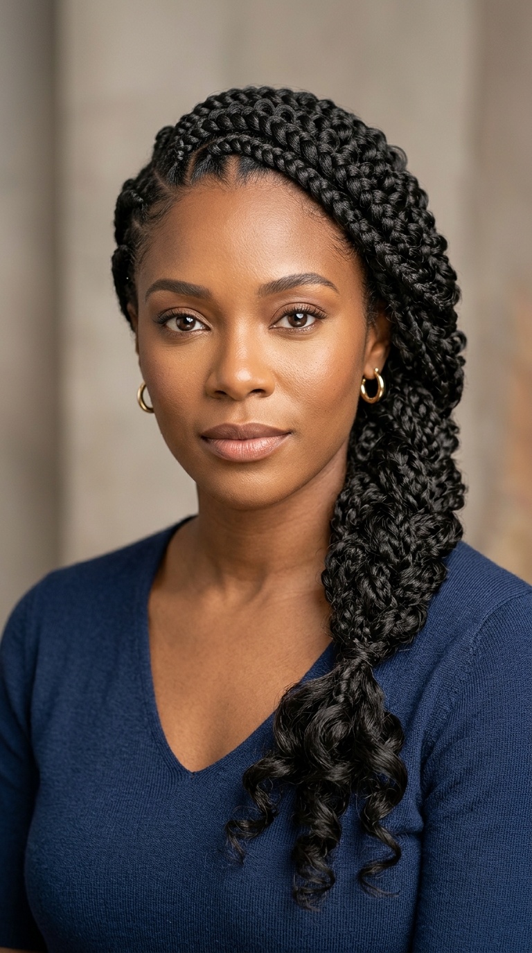 Side Braid with Volume