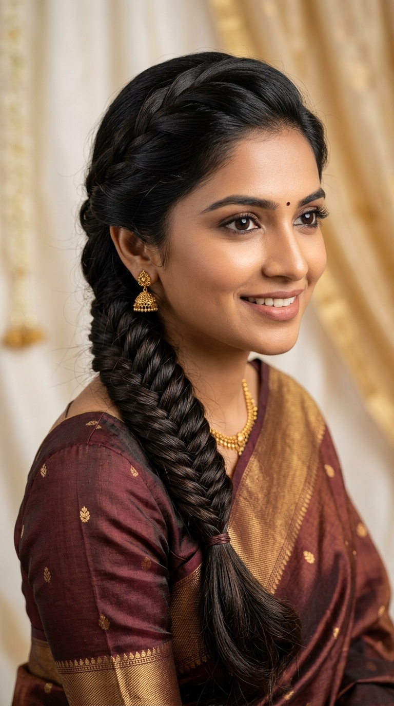 Side Braided Fishtail