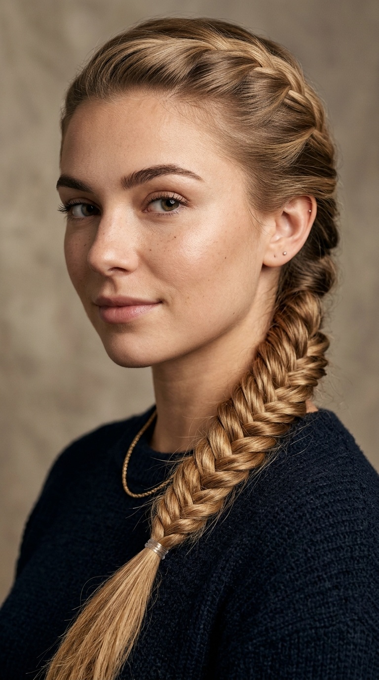 Side Fishtail Braid