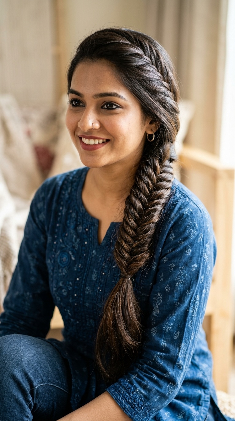 Side Fishtail Braid
