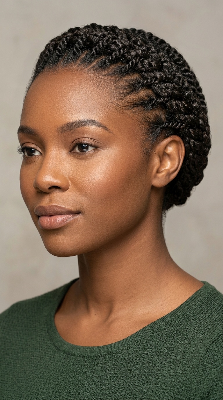 Side Flat-Twist Crown