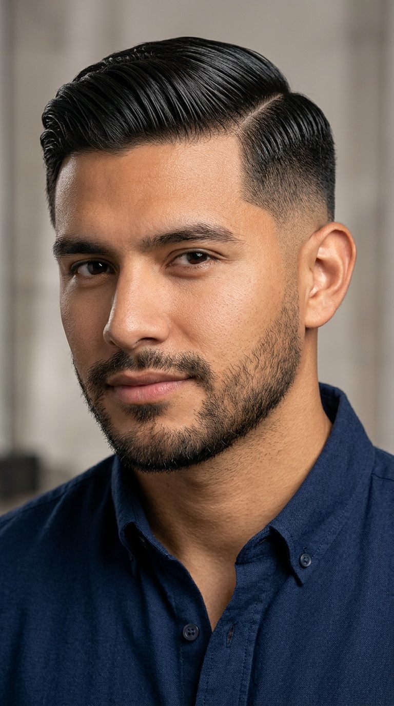 Side Part with Razor Fade