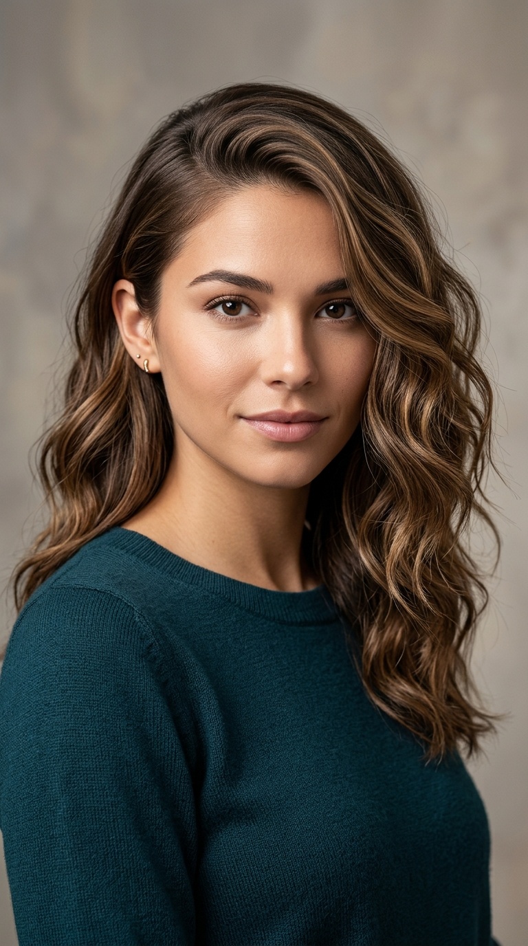 Side-Parted Beachy Waves