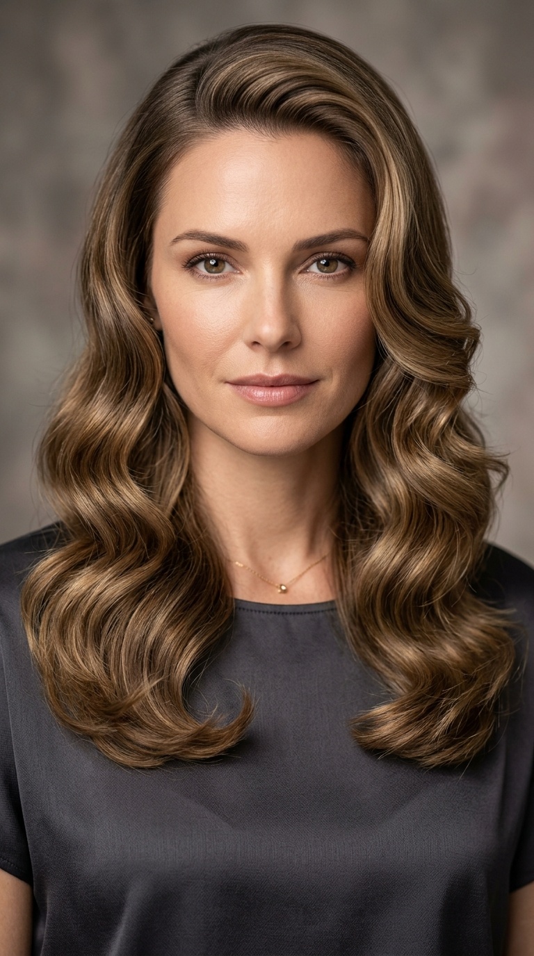 Side-Parted Glamour Waves