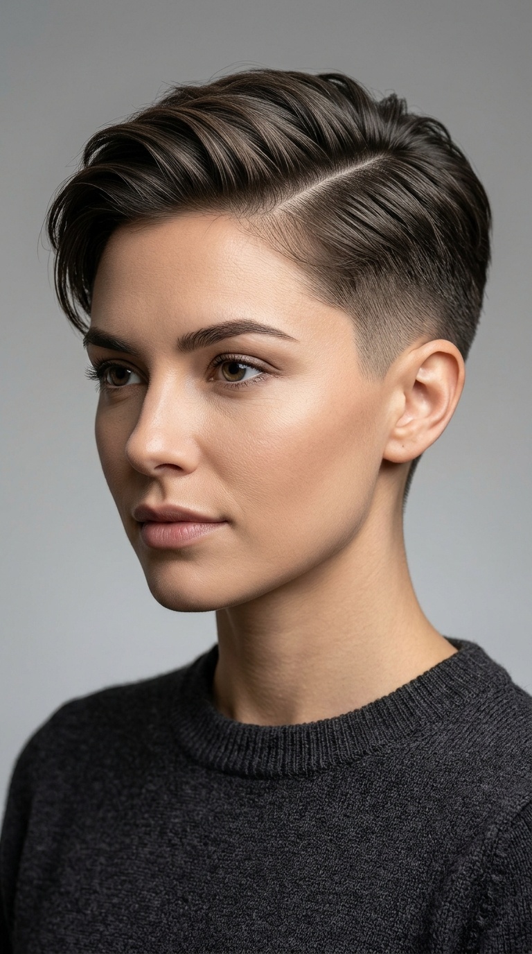 Side-Parted Taper