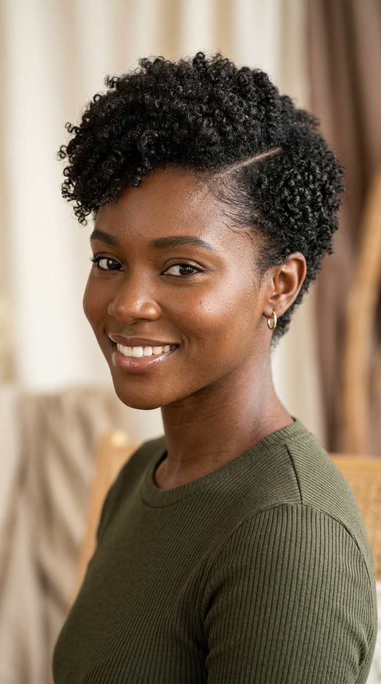 Side-Parted Tapered Cut