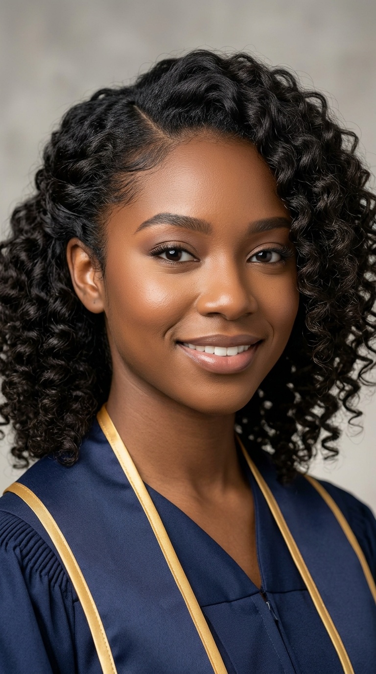 Side-Pinned Curls
