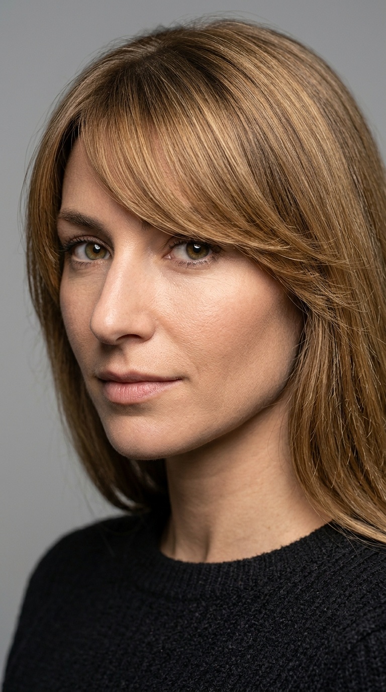 Side-Swept Bangs