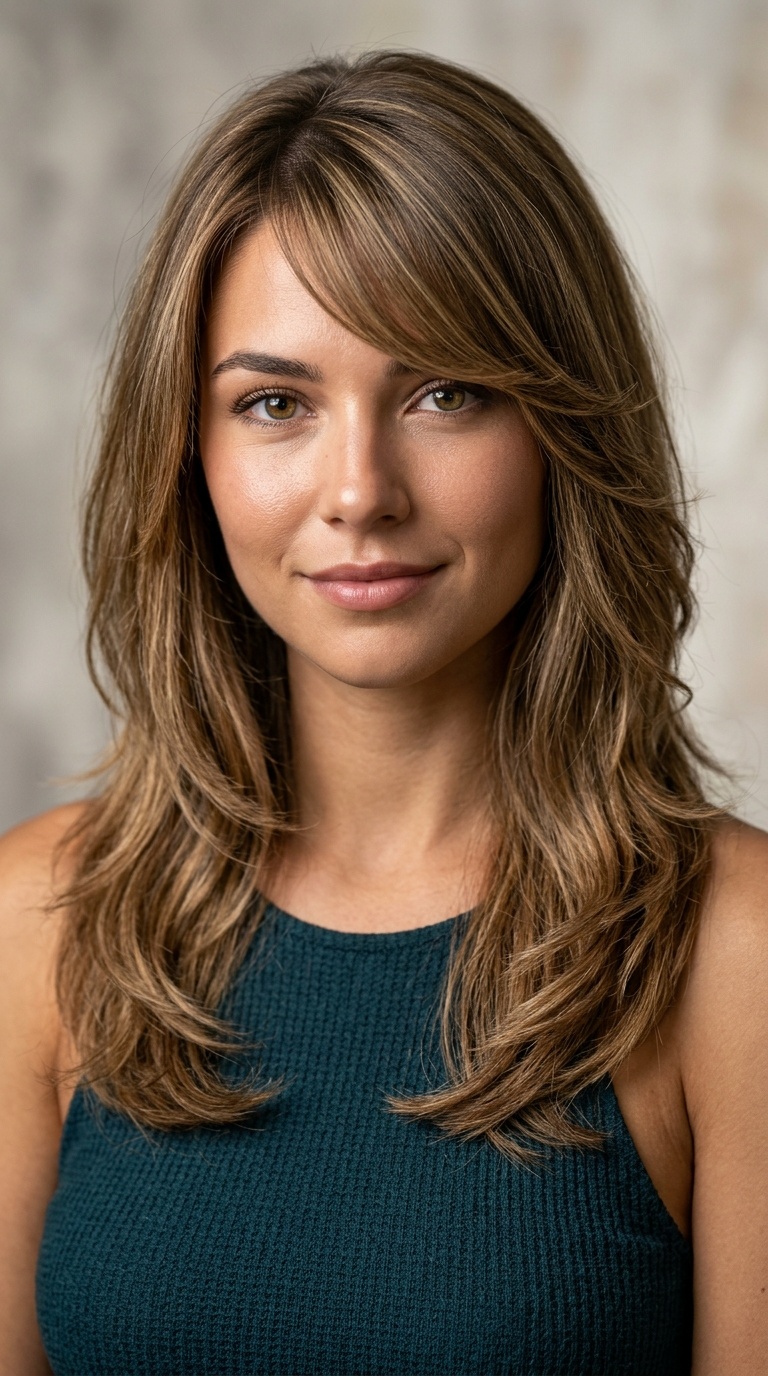 Side-Swept Bangs
