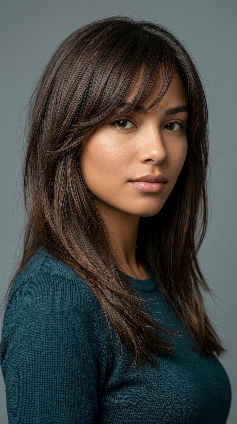 Side-Swept Bangs