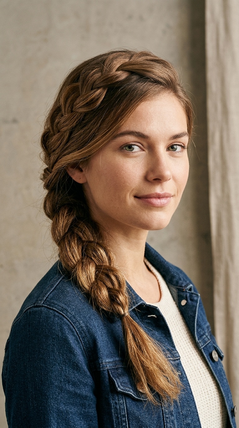 Side-Swept Braid