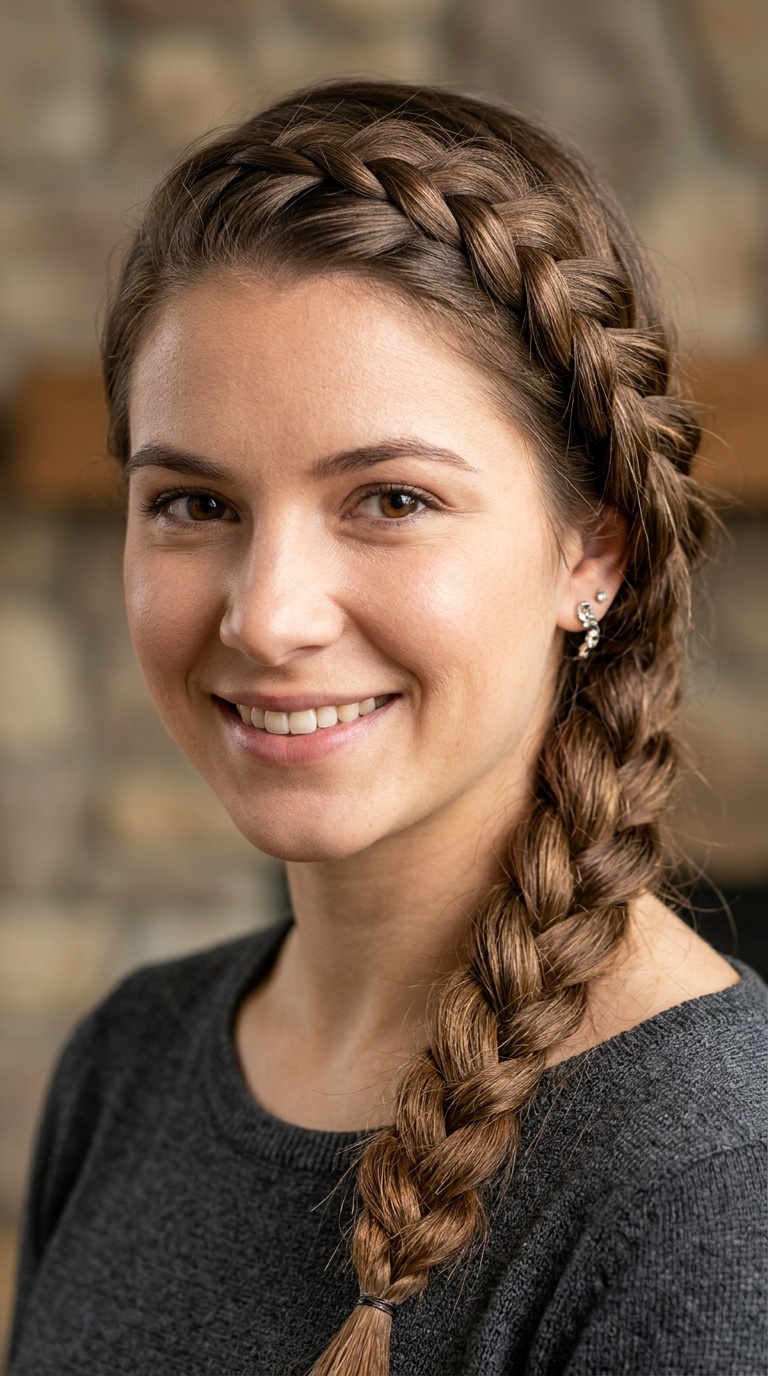 Side-Swept Braid