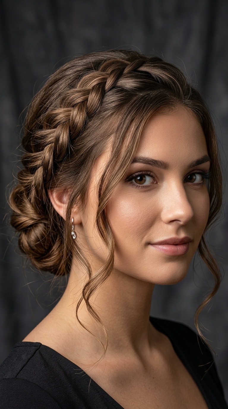 Side-Swept Braided Tuck