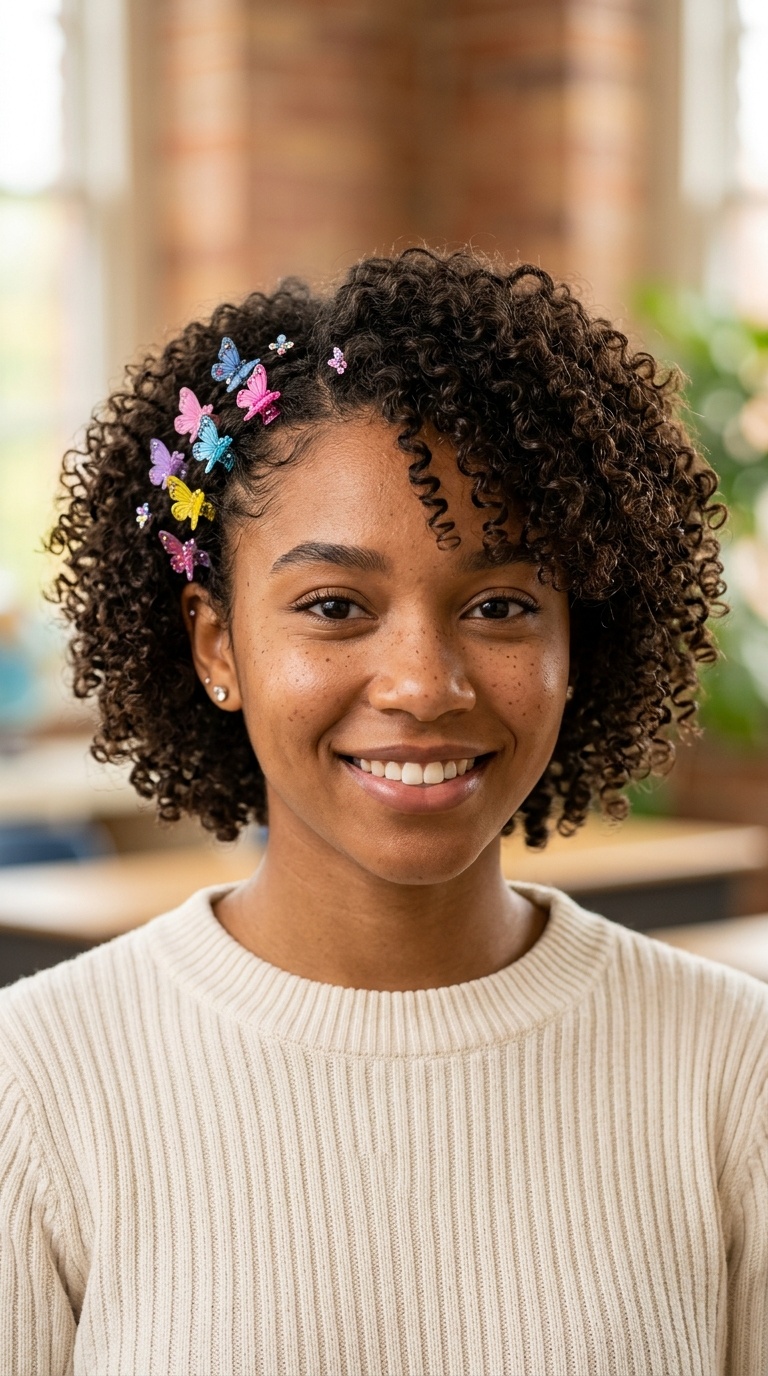 Side-Swept Butterfly Clips