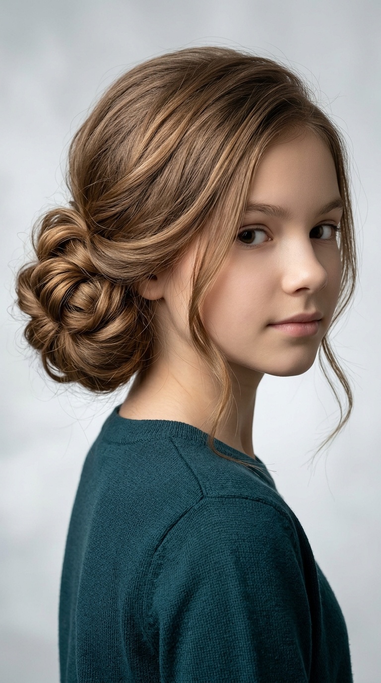 Side Swept Chignon