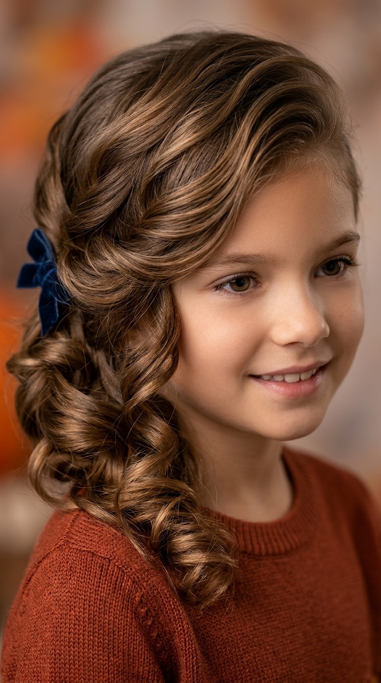 Side-Swept Curls
