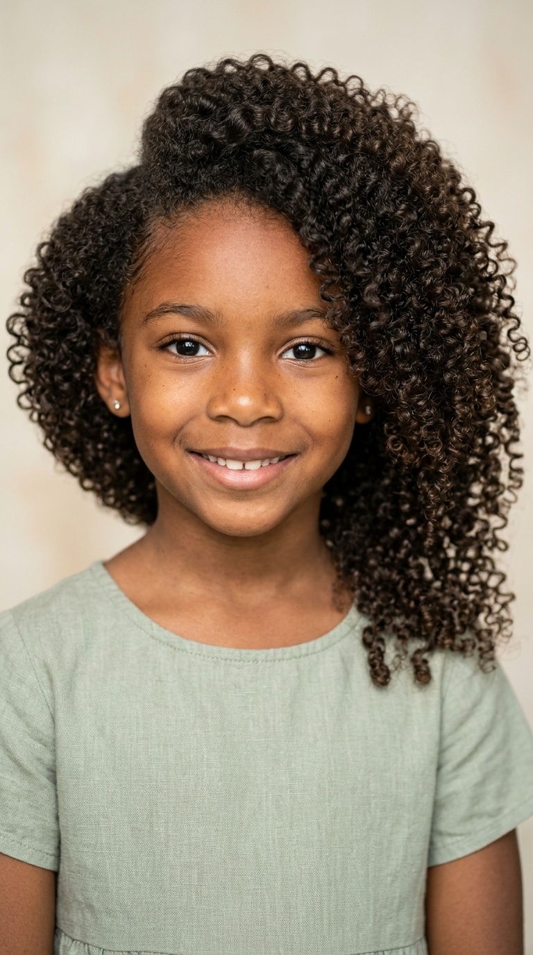 Side-Swept Curls