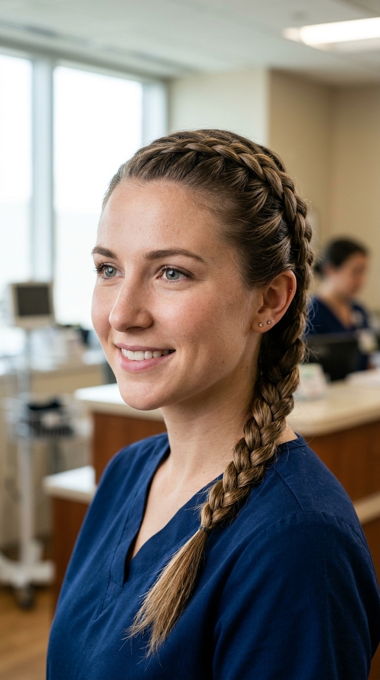 Side-Swept Dutch Braid