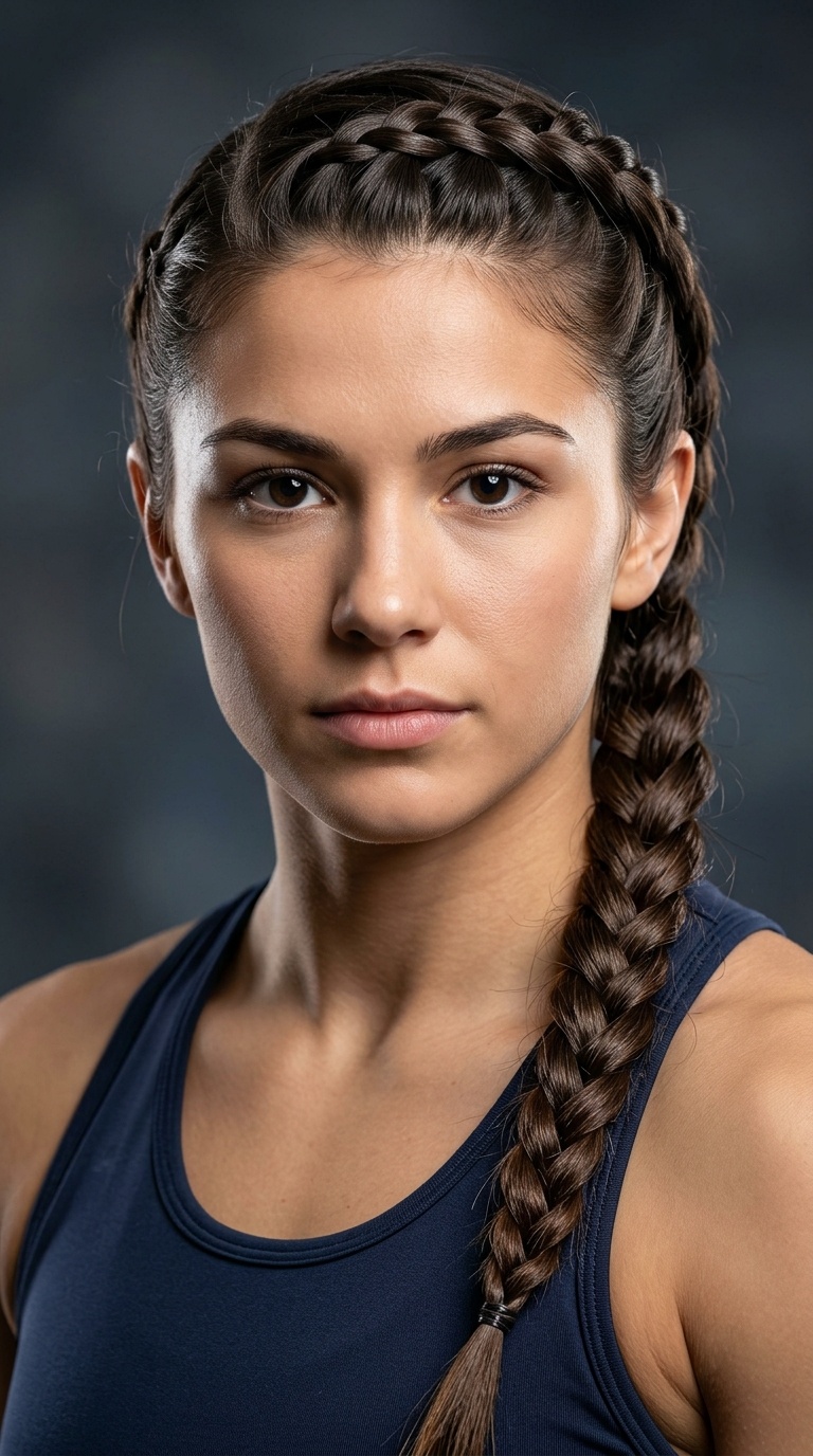 Side-Swept Dutch Braid