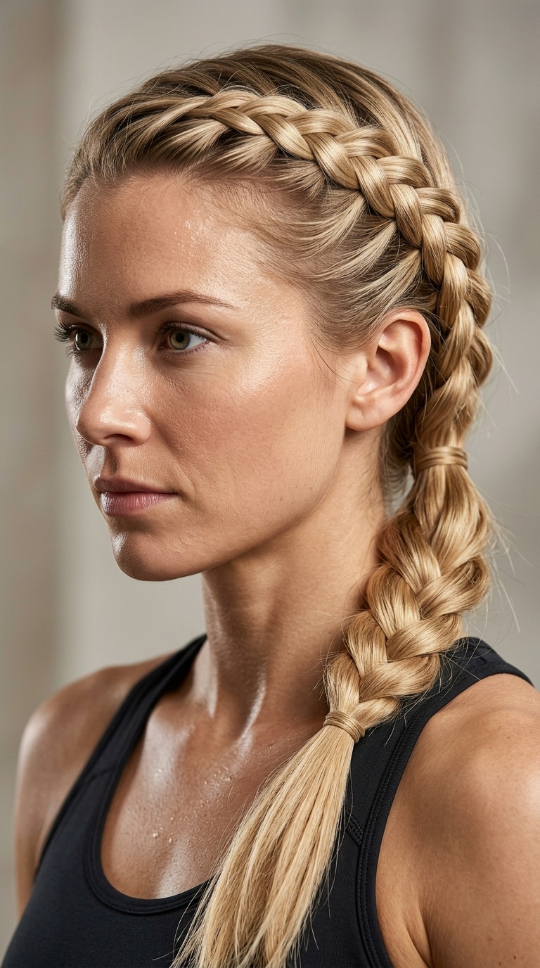 Side-Swept Dutch Braid