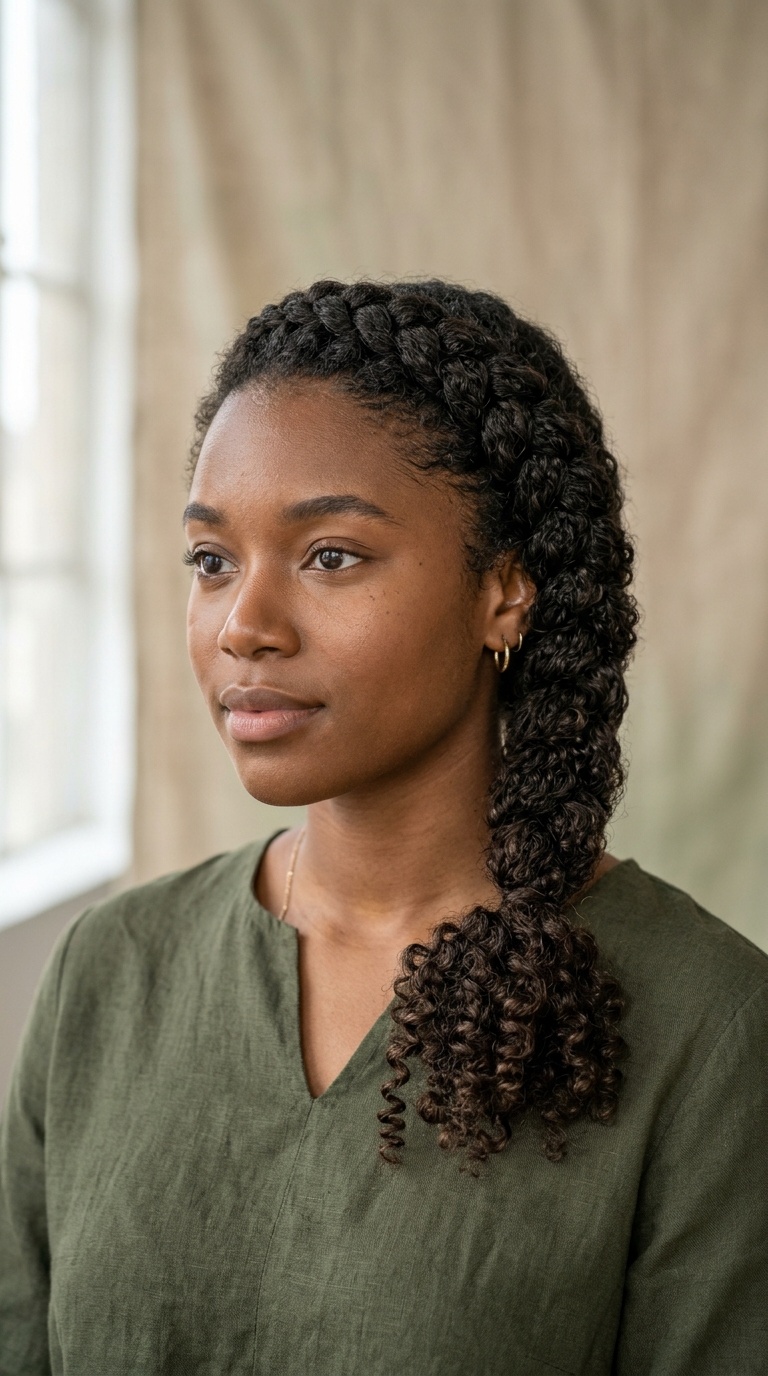 Side-Swept Dutch Braid