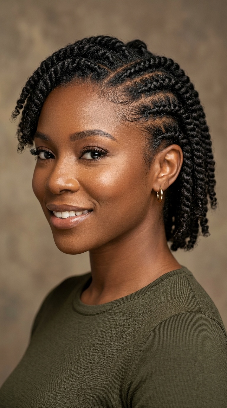 Side-Swept Flat Twists