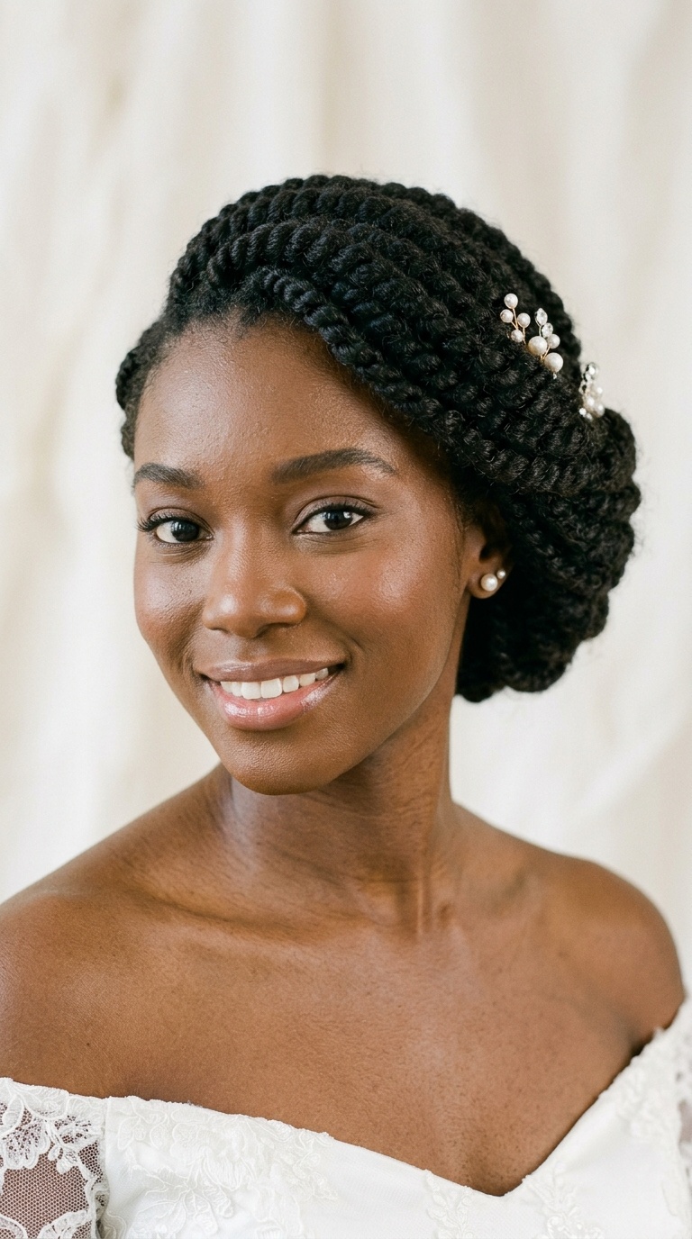 Side-Swept Flat Twists with Tucked Ends