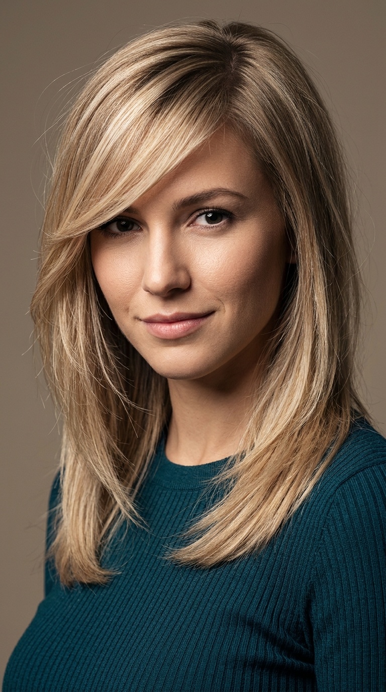 Side-Swept Fringe