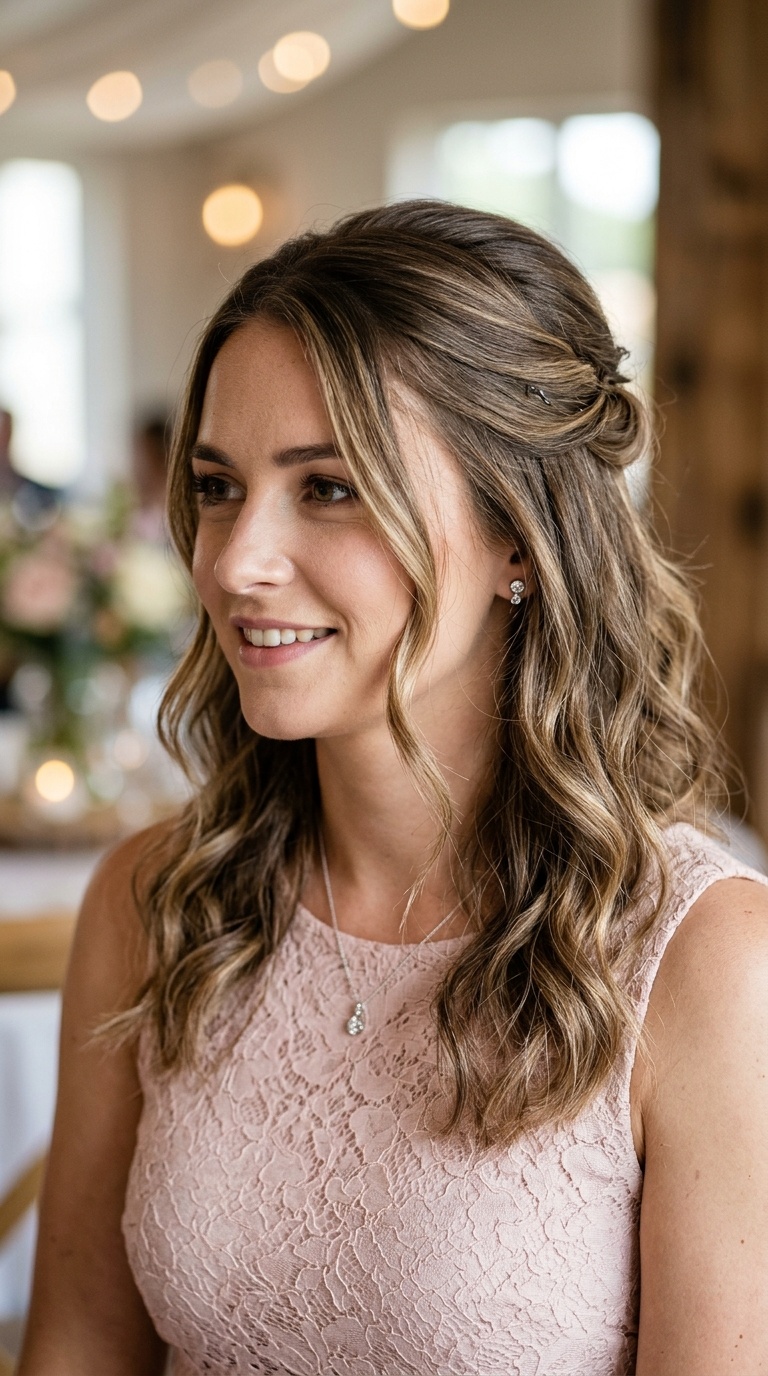 Side-Swept Half-Up