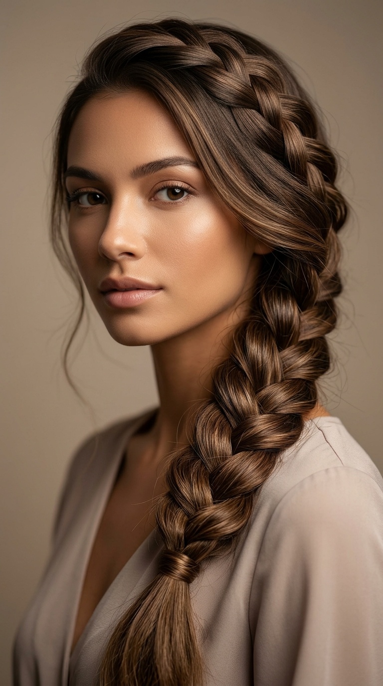 Side-Swept Mermaid Braid