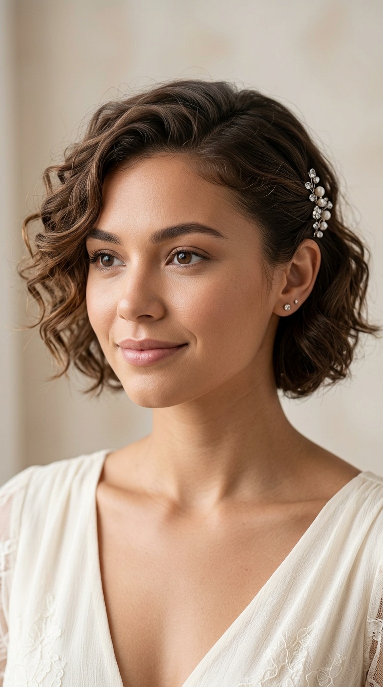 Side-Swept Pin-Back