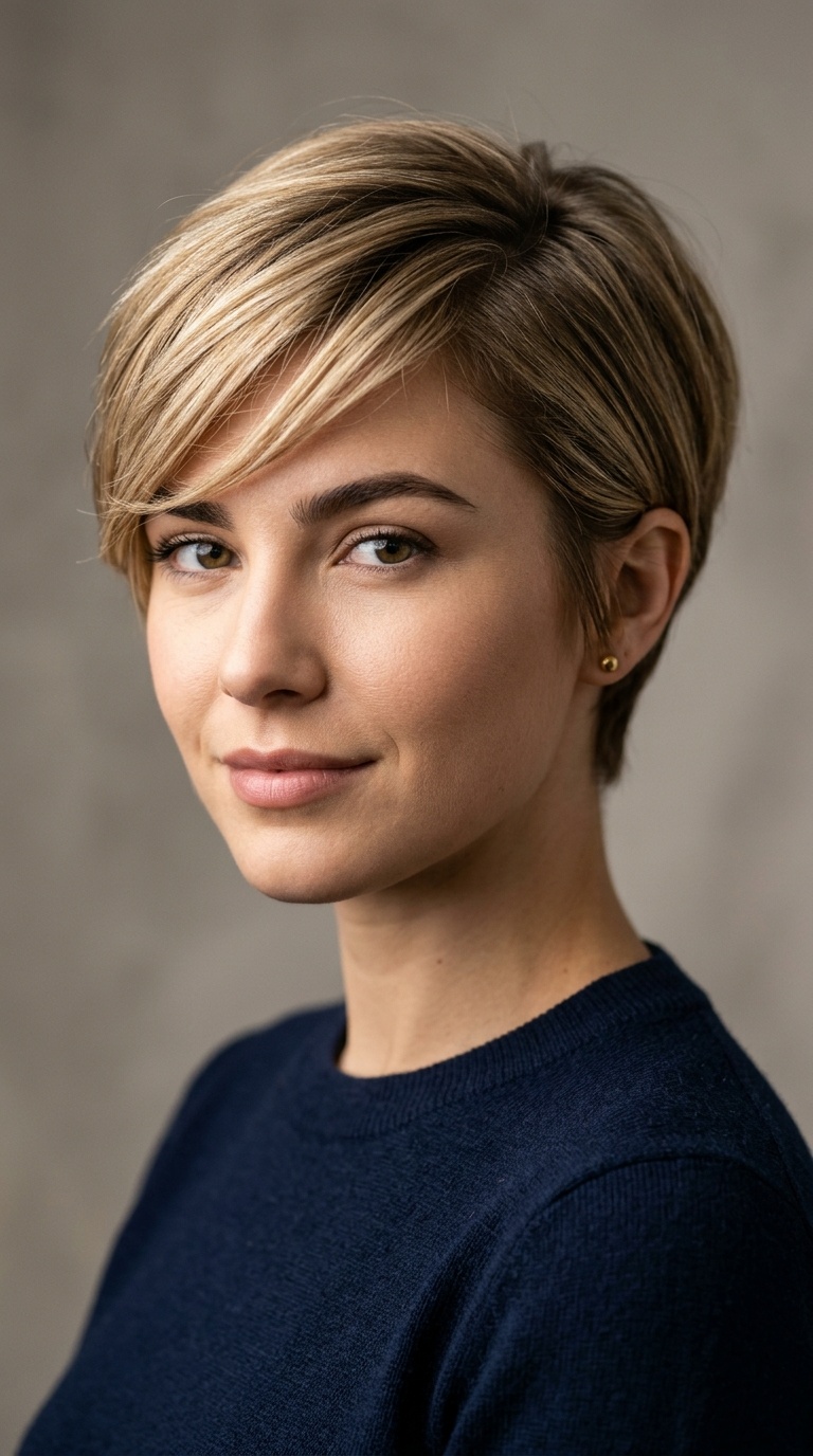Side-Swept Pixie