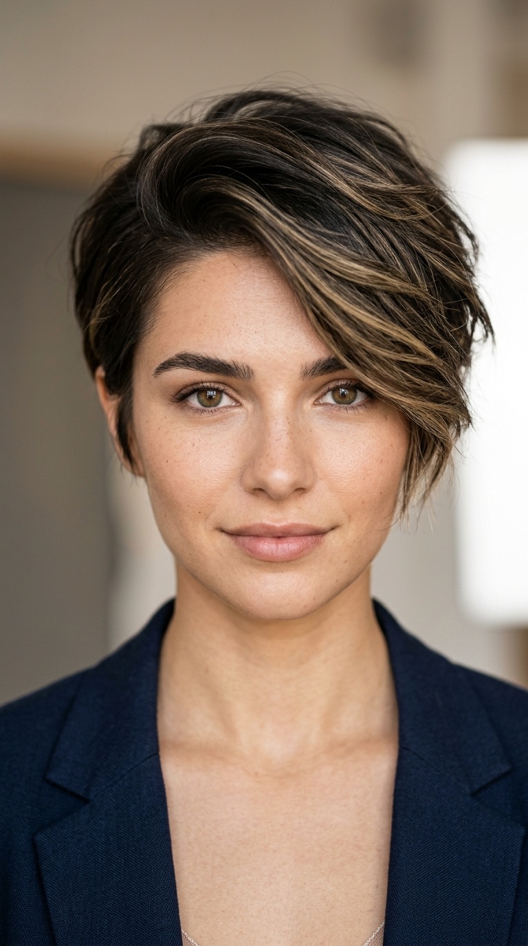 Side-Swept Pixie