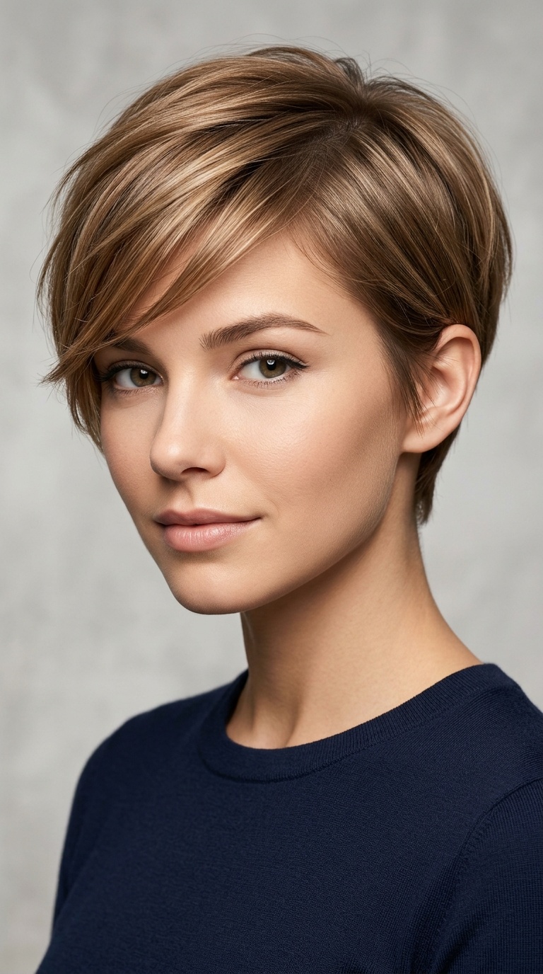 Side-Swept Pixie