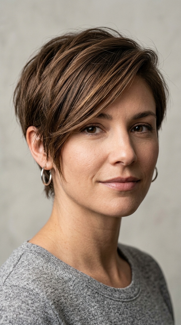 Side-Swept Pixie
