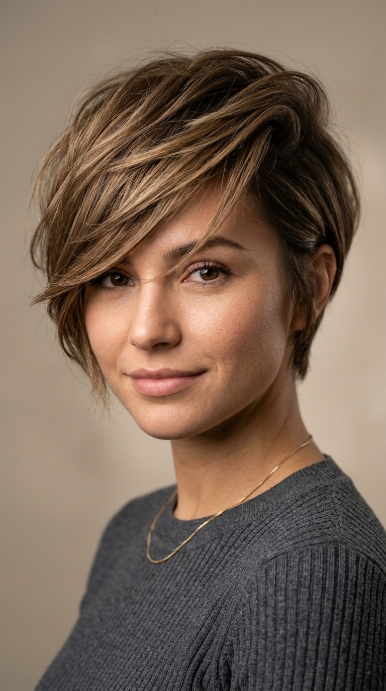 Side-Swept Pixie