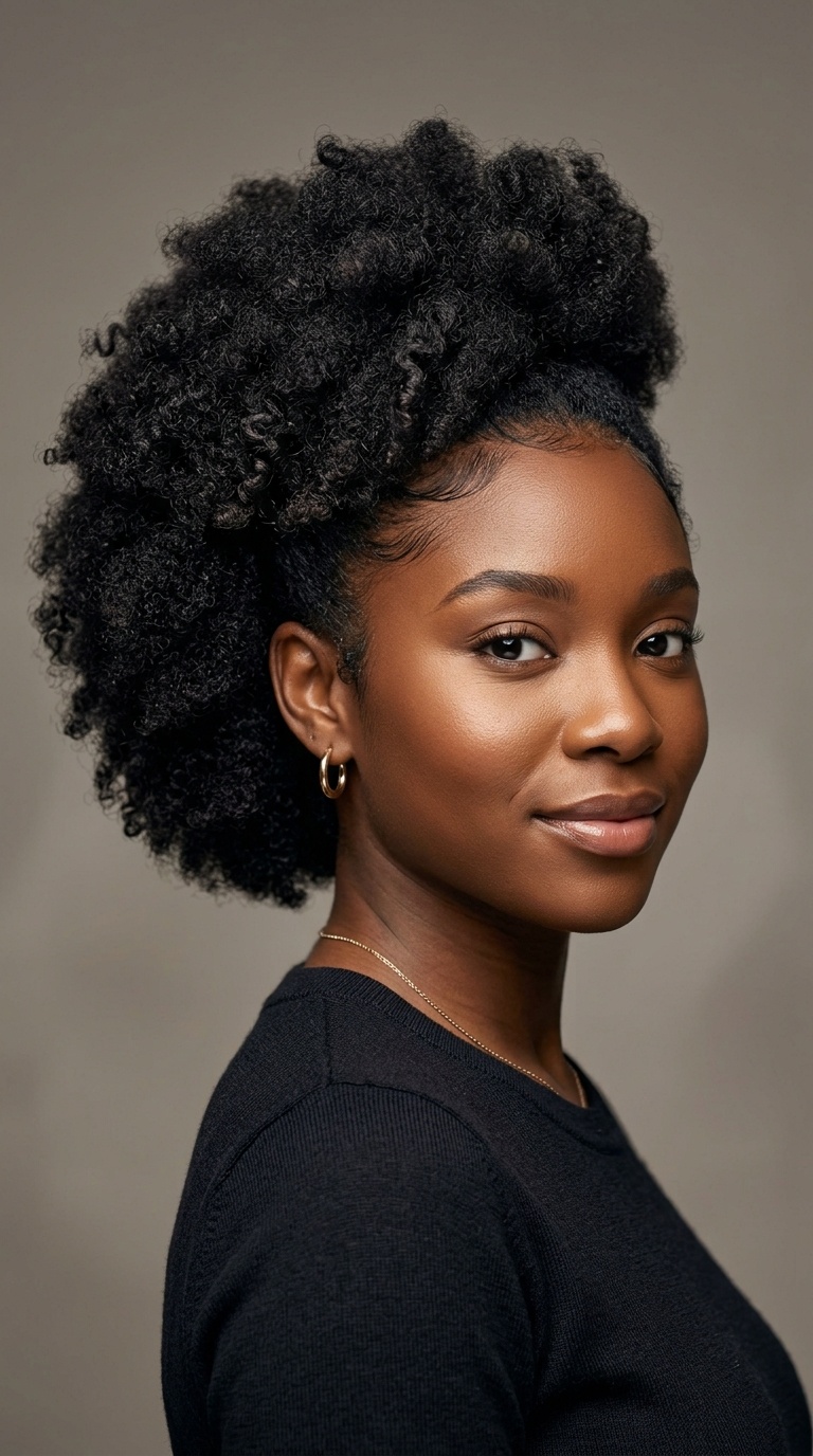 Side-Swept Puff