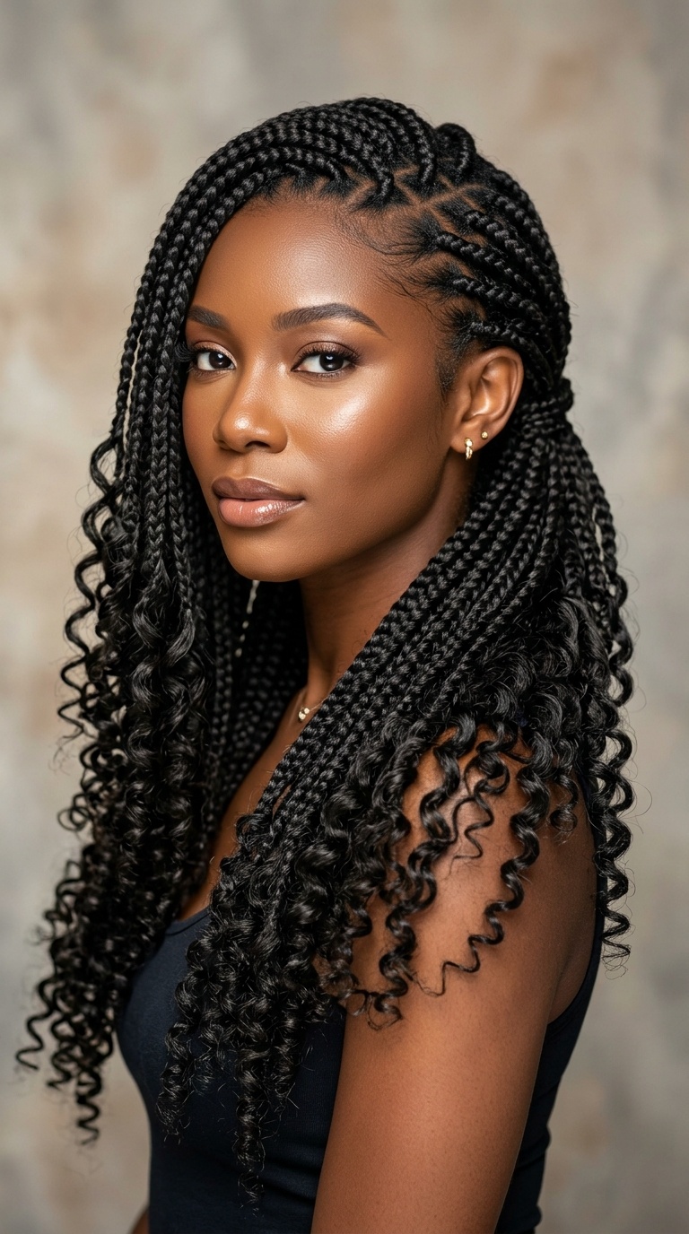 Side-Swept Romantic Glamour