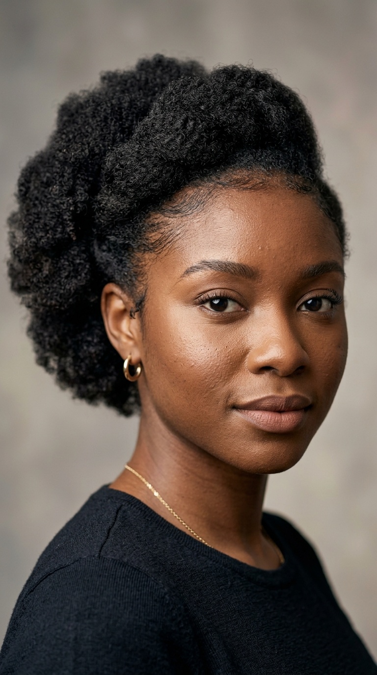 Side-Swept Romantic Puff