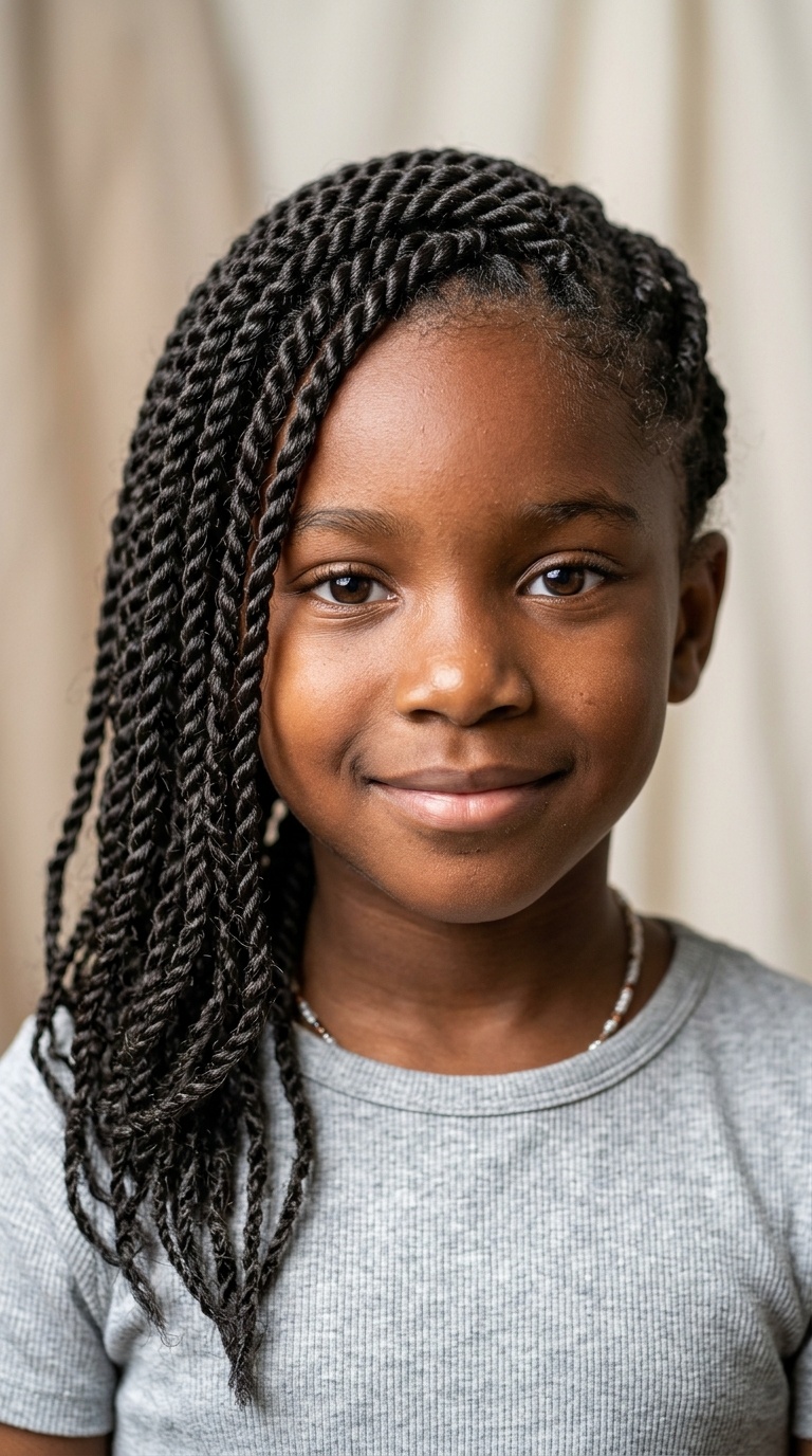 Side-Swept Rope Twists